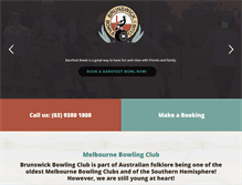 Tablet Screenshot of brunswickbowlingclub.com.au